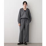 【セットアップ可/洗える】ツイードライクスキッパーシャツ | Dessin | 詳細画像7