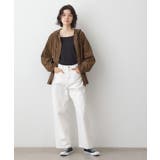 【洗える】ストライプフードブラウス | Dessin | 詳細画像11 