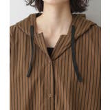 【洗える】ストライプフードブラウス | Dessin | 詳細画像16 