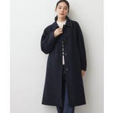 【洗える】ウール混リバーメルトンロングコート | Dessin | 詳細画像1 