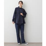 【洗える】スタンドカラーAラインジャケット | Dessin | 詳細画像3 