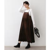 【前後2WAY/洗える】ベロアワンピース | Dessin | 詳細画像10 