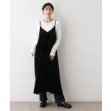 【前後2WAY/洗える】ベロアワンピース | Dessin | 詳細画像20 