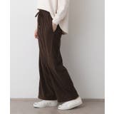 【ウエストゴム・洗える】ソフトコーデュロイイージーパンツ | Dessin | 詳細画像10 