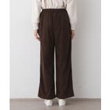 【ウエストゴム・洗える】ソフトコーデュロイイージーパンツ | Dessin | 詳細画像15 