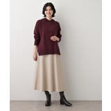 メルトンジャージフレアスカート | Dessin | 詳細画像18 