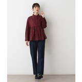 【洗える/インド製】ビーズ刺繍ペプラムブラウス | Dessin | 詳細画像7