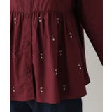 【洗える/インド製】ビーズ刺繍ペプラムブラウス | Dessin | 詳細画像15