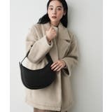 ブラック(019) | ハーフムーンショルダーバッグ | Dessin