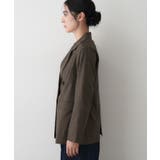 【洗える】ダブルブレストジャケット | Dessin | 詳細画像14 