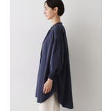 【洗える】ラグランスリーブチュニックシャツ | Dessin | 詳細画像14 