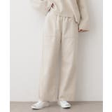 【セットアップ可/洗える】メルトンリラクシーパンツ | Dessin | 詳細画像5 