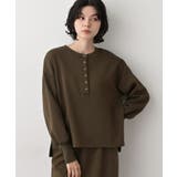 【セットアップ可/洗える】ヘンリーネックプルオーバー | Dessin | 詳細画像5