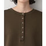 【セットアップ可/洗える】ヘンリーネックプルオーバー | Dessin | 詳細画像12