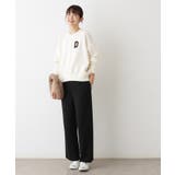 【セットアップ可/洗える】ドライタッチジョーゼットリラクシーパンツ | Dessin | 詳細画像7 