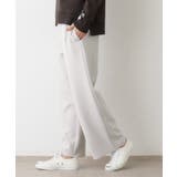 【セットアップ可/洗える】ドライタッチジョーゼットリラクシーパンツ | Dessin | 詳細画像10 