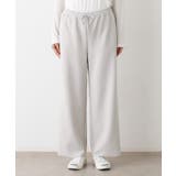 【セットアップ可/洗える】ドライタッチジョーゼットリラクシーパンツ | Dessin | 詳細画像13 