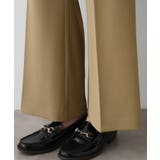 【洗える】マットドレープニーハイフレアパンツ | Dessin | 詳細画像15 