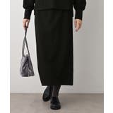 【セットアップ可/洗える】切り替えデザインサイドリブスカート | Dessin | 詳細画像1