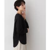 【美シルエット/洗える】切替カットソー | Dessin | 詳細画像7 