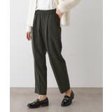 【ウエストゴム・洗える】コンフォートテーパードパンツ | Dessin | 詳細画像1 