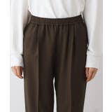 【ウエストゴム・洗える】コンフォートテーパードパンツ | Dessin | 詳細画像16 