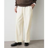 【裏地付き/洗える】コンフォートワイドパンツ | Dessin | 詳細画像3 