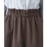 【ウエストゴム/洗える】起毛フレアシルエットパンツ | Dessin | 詳細画像16 