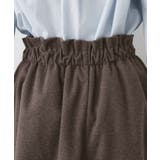 【ウエストゴム/洗える】起毛フレアシルエットパンツ | Dessin | 詳細画像17 