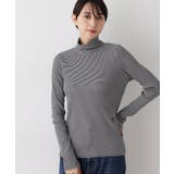 【吸湿発熱/抗菌防臭】ジンジャー混タートルネックプルオ－バー | Dessin | 詳細画像9 