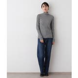 【吸湿発熱/抗菌防臭】ジンジャー混タートルネックプルオ－バー | Dessin | 詳細画像11 