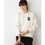 【洗える】Dサガラ刺繍ワッペン付きニット | Dessin | 詳細画像11