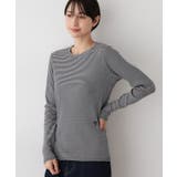 【吸湿発熱/抗菌防臭】ジンジャー混クルーネックプルオーバー | Dessin | 詳細画像9 