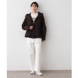 【洗える】裾ドローコード付きマウンテンパーカ | Dessin | 詳細画像7 