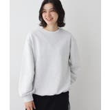 ライトグレー(011) | 【洗える】ガゼットミニ裏毛プルオ-バー | Dessin