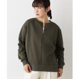 【洗える】ハーフジップ裏毛 | Dessin | 詳細画像5 