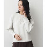 ライトベージュ(051) | 【洗える】バックヘンリーソフトボンディングカットソー | Dessin