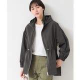 チャコールグレー(014) | ウエストドロストフーデットブルゾン（S～L） | Dessin