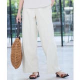 【多機能】リネンブレンドマリンパンツ | Dessin | 詳細画像13 