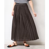 【ウエストゴム・洗える】シアーランダムプリーツスカート | Dessin | 詳細画像1 