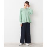 【洗える】ペプラムニット | Dessin | 詳細画像7 