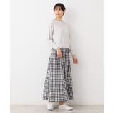 【ウエストゴム・4サイズ展開】映えチェック柄スカート（XS～L） | Dessin | 詳細画像2 