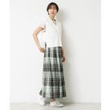 【ウエストゴム・洗える】映えチェック柄スカート(XS~L) | Dessin | 詳細画像3