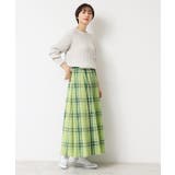 【ウエストゴム・洗える】映えチェック柄スカート(XS~L) | Dessin | 詳細画像11