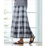 【ウエストゴム・洗える】映えチェック柄スカート(XS~L) | Dessin | 詳細画像31