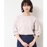 【360度可愛い・洗える】バックヘンリーカットソー（5分袖/XS～L） | Dessin | 詳細画像27 