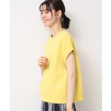 【洗える】フレンチスリーブリブ付きカットソー（S～L） | Dessin | 詳細画像13 