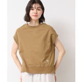 【洗える】フレンチスリーブリブ付きカットソー（S～L） | Dessin | 詳細画像9 