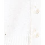 【洗える】パール調ボタン付きニットジレ | Dessin | 詳細画像8 