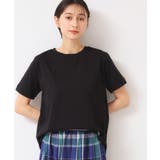 ブラック(019) | 【レイヤード・1枚着・プチプラ】シャツテールTシャツ(XS~L) | Dessin